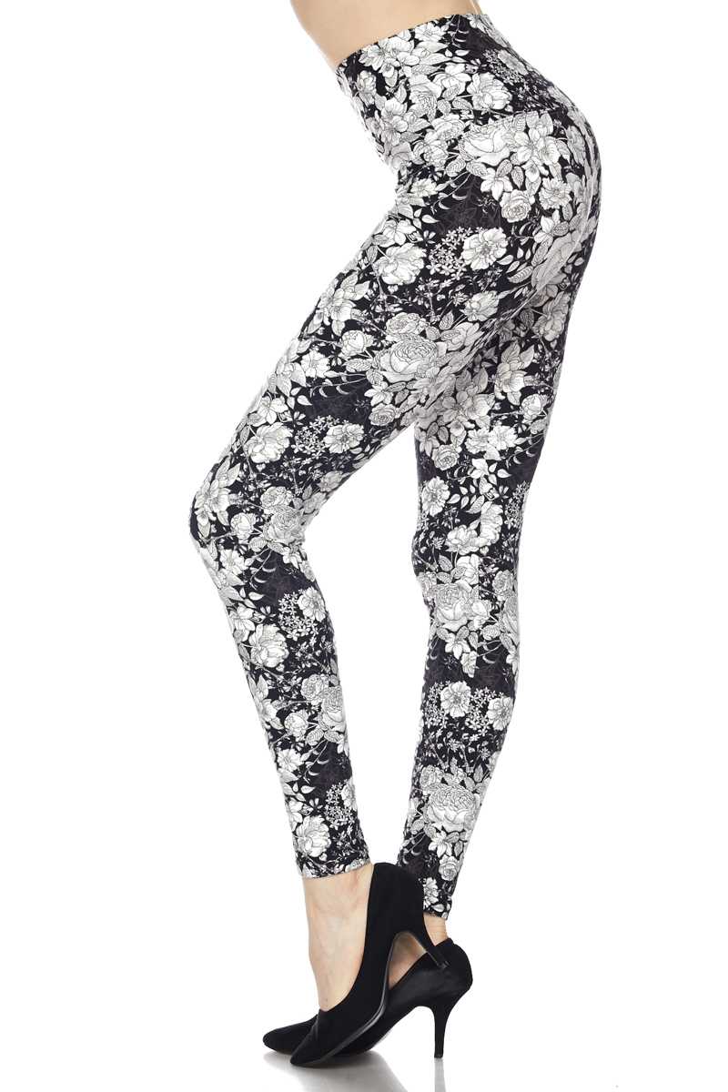 992 Floral Imprint LEGGINGS