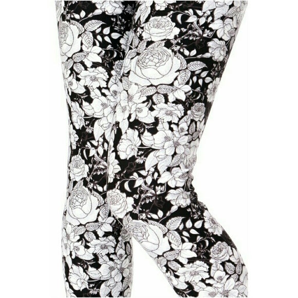 992 Floral Imprint LEGGINGS