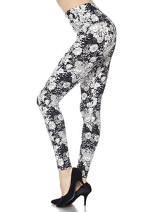992 Floral Imprint LEGGINGS