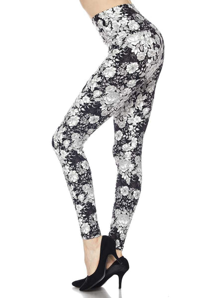 992 Floral Imprint LEGGINGS