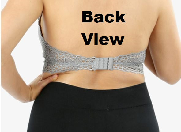 4647 Lace Halter Stretch Bralette in SAGE