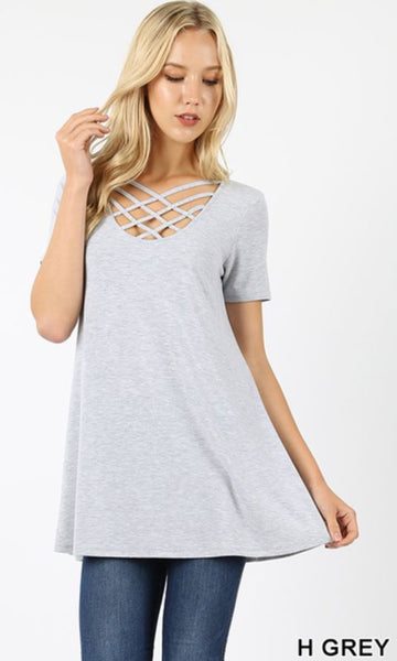 3529 1/4S Triple Lattice TOP in H GREY