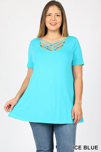 4688 1/4S Triple Lattice TOP in ICE BLUE