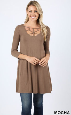 5305 3/4S Web Front TOP w PKTS in MOCHA