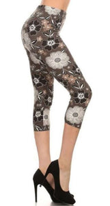 848 Coco Floral LEGGINGS & CAPRI