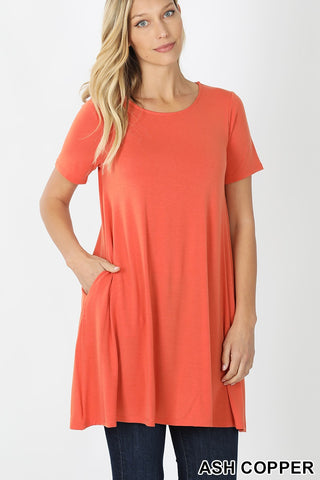 4060 1/4S LL Flared TOP w PKTS in ASH COPPER