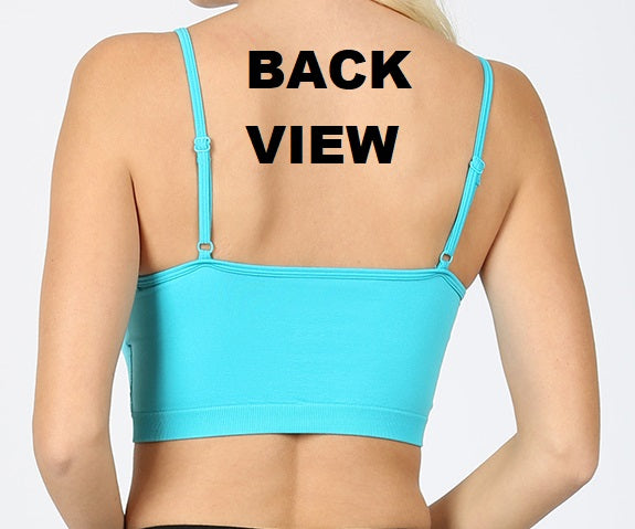4803 Web Front Bralette in ASH MUSTARD