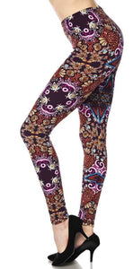 860 Baroque Paisley LEGGINGS & CAPRI