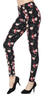 840 Pink Carnation LEGGINGS JV1-Q17B G
