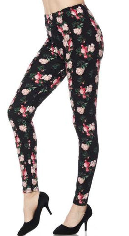 840 Pink Carnation LEGGINGS JV1-Q17B G