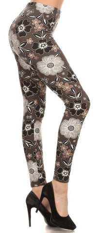 848 Coco Floral LEGGINGS & CAPRI