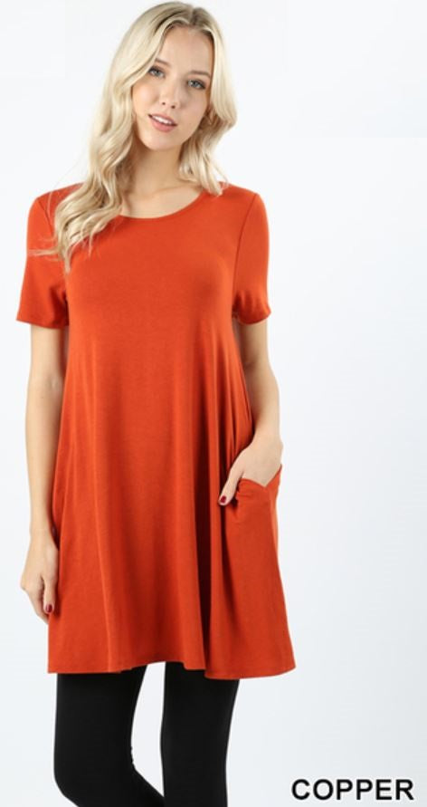 4610 1/4S LL Flared TOP w PKTS in COPPER