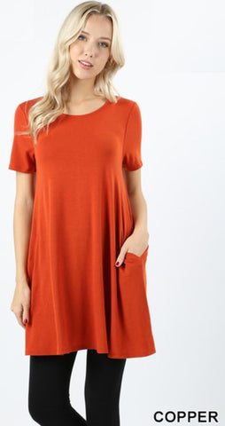 4610 1/4S LL Flared TOP w PKTS in COPPER