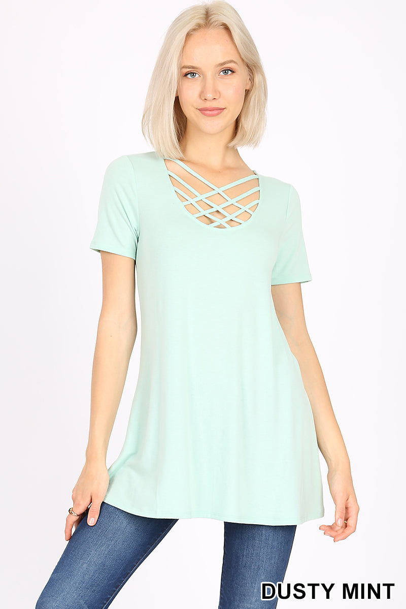 4897 1/4S Triple Lattice TOP in DUSTY MINT
