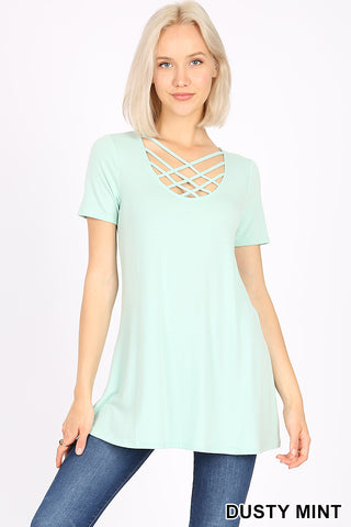 4897 1/4S Triple Lattice TOP in DUSTY MINT