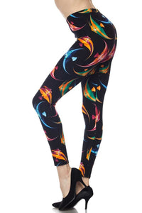 618 Rainbow Angelfish LEGGINGS & Kids