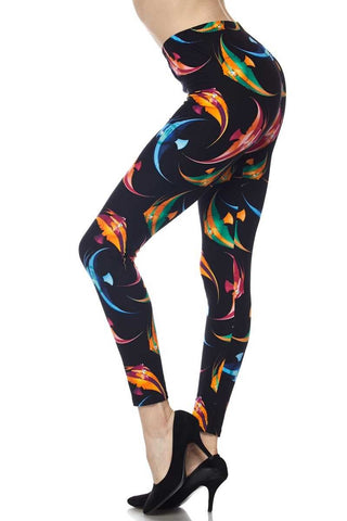 618 Rainbow Angelfish LEGGINGS & Kids