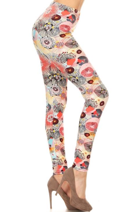 910 Sea Anemone LEGGINGS & CAPRI