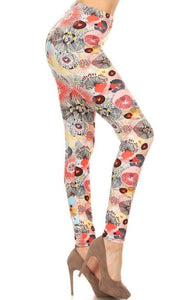 910 Sea Anemone LEGGINGS & CAPRI