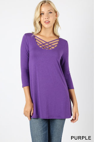 562 3/4S Triple Lattice TOP in PURPLE