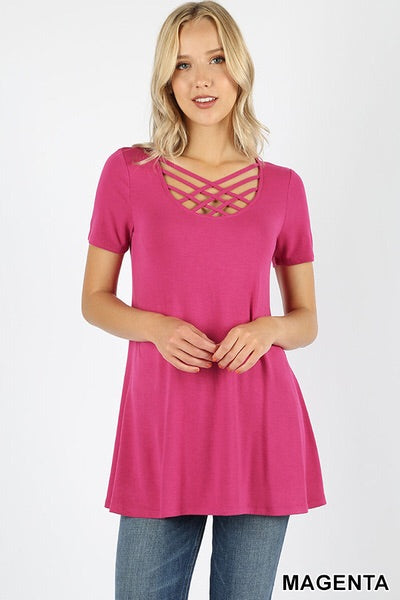 338 1/4S Triple Lattice TOP in MAGENTA