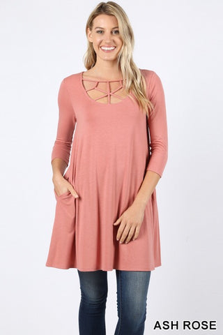 5302 3/4S Web Front TOP w PKTS in ASH ROSE