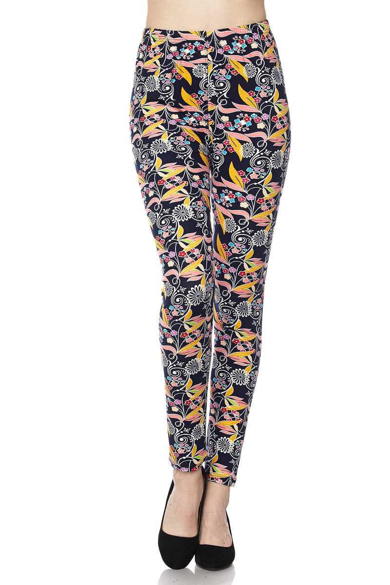 937 Paisley Frills LEGGINGS