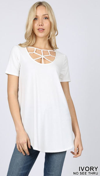 4598 1/4S Web Front TOP in IVORY