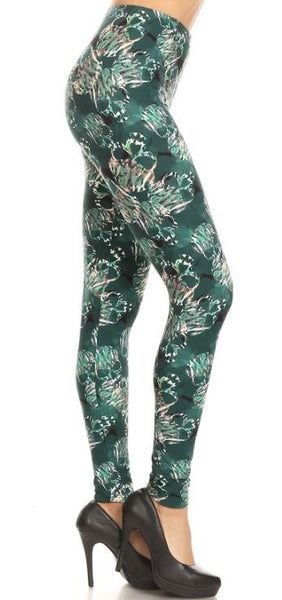 2232 Jungle Skulls LEGGINGS