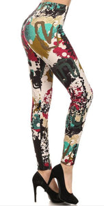 2013 Picasso Graffiti LEGGINGS
