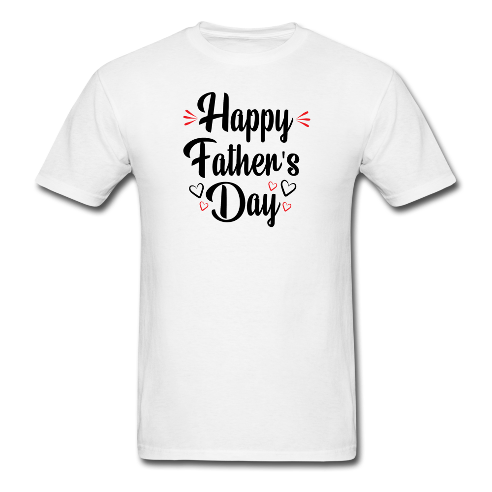 Happy Father's Day PREMIUM TSHIRT - white