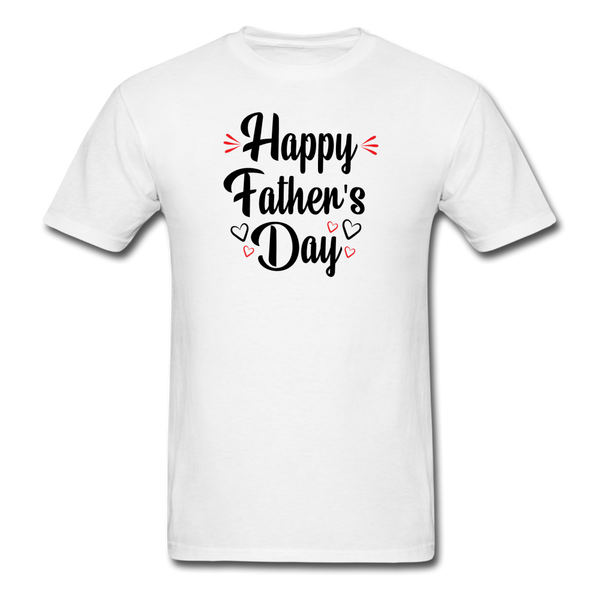 Happy Father's Day PREMIUM TSHIRT - white