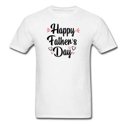 Happy Father's Day PREMIUM TSHIRT - white