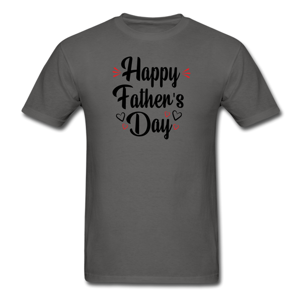 Happy Father's Day PREMIUM TSHIRT - charcoal