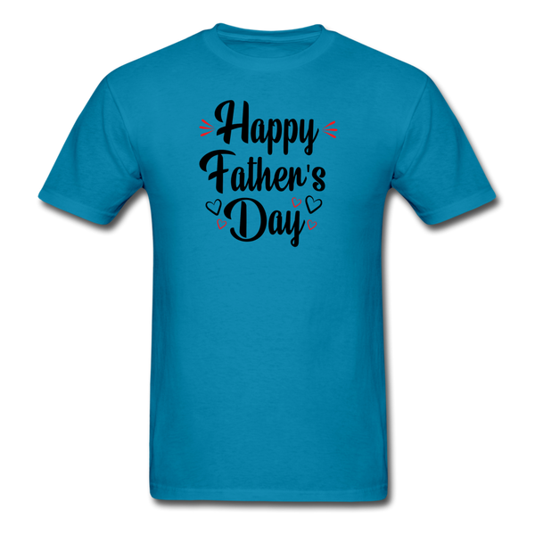 Happy Father's Day PREMIUM TSHIRT - turquoise